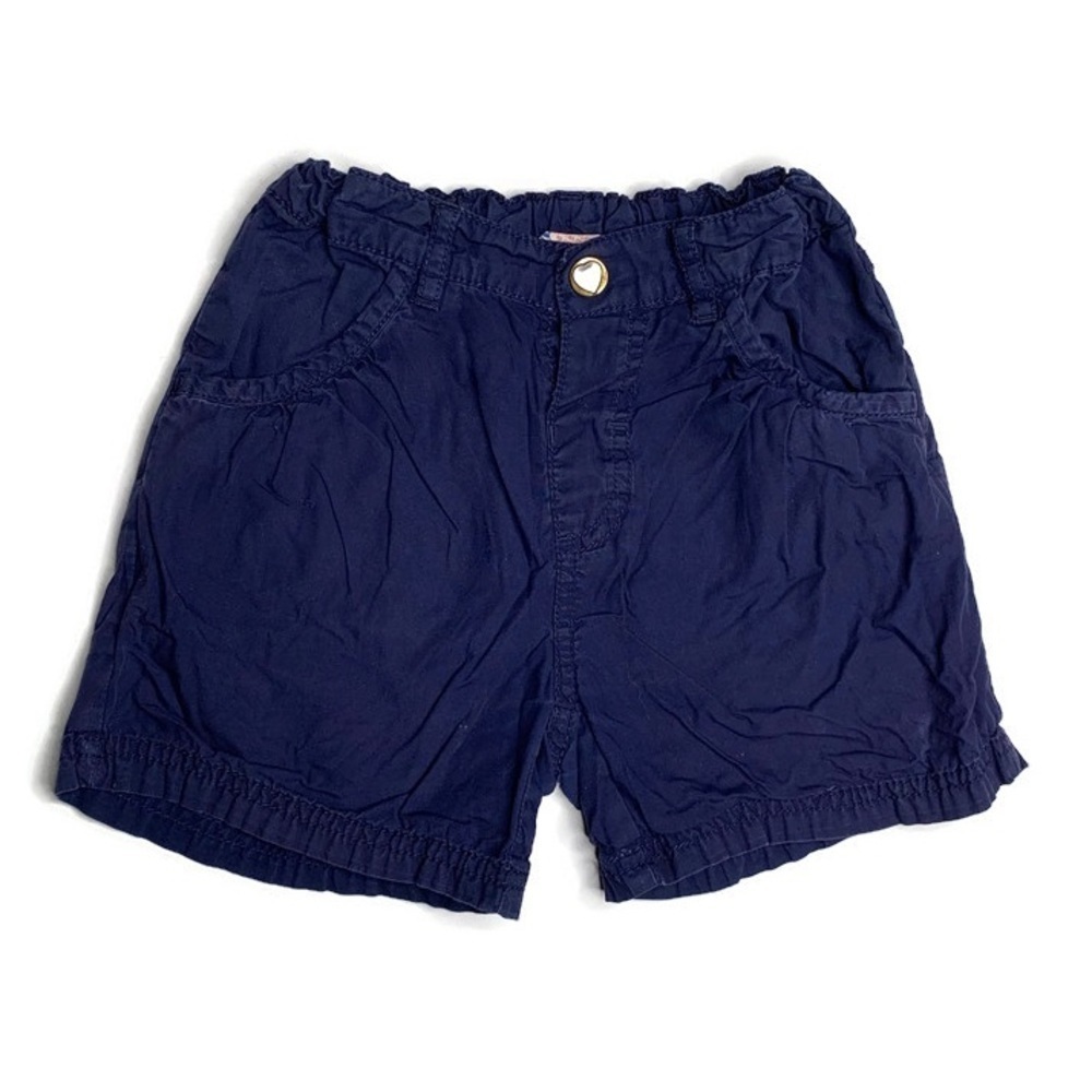 H&M girls 7-8Y navy chino shorts